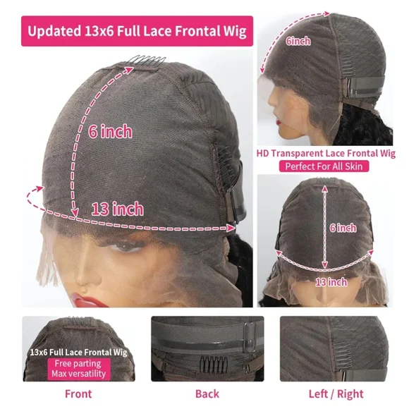 Elegant Black Curly Hair Wig - Picture 6 of 7